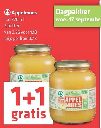 Aanbiedingen Appelmoes - Spar - Geldig van 11/09/2014 tot 17/09/2014 bij Spar