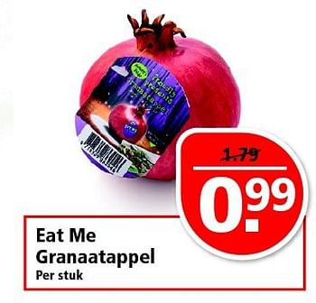 Aanbiedingen Eat me granaatappel - Eat Me - Geldig van 14/09/2014 tot 20/09/2014 bij Plus