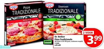 Aanbiedingen Dr. oetker pizza tradizionale - Dr. Oetker - Geldig van 14/09/2014 tot 20/09/2014 bij Plus