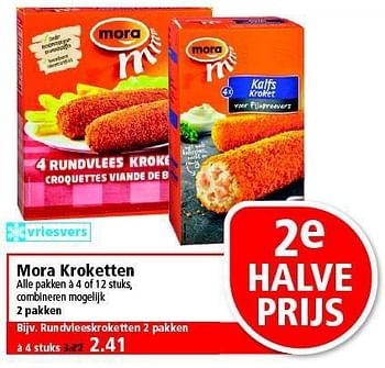 Aanbiedingen Mora kroketten - Mora - Geldig van 14/09/2014 tot 20/09/2014 bij Plus