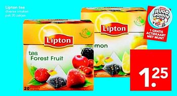 Aanbiedingen Lipton tea - Lipton - Geldig van 14/09/2014 tot 20/09/2014 bij Deen Supermarkten