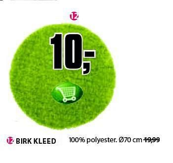 Aanbiedingen Birk kleed - Huismerk - Jysk - Geldig van 15/09/2014 tot 21/09/2014 bij Jysk