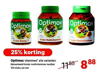 Aanbiedingen Optimax vitamines - Optimax - Geldig van 15/09/2014 tot 28/09/2014 bij Etos
