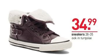 Aanbiedingen Sneakers ook in turqoise - Huismerk - Scapino - Geldig van 15/09/2014 tot 28/09/2014 bij Scapino