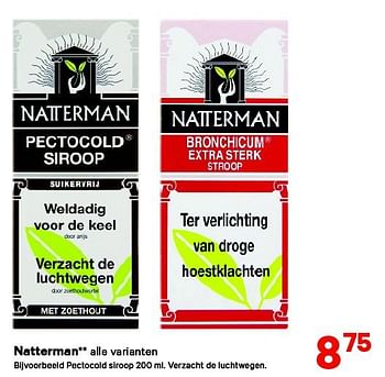 Aanbiedingen Natterman - Natterman - Geldig van 15/09/2014 tot 28/09/2014 bij Etos