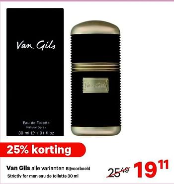 Aanbiedingen Van gils alle varianten bijvoorbeeld strictly for men eau de toilette - Van Gils - Geldig van 15/09/2014 tot 28/09/2014 bij Etos