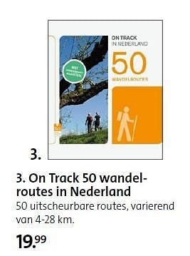Aanbiedingen On track 50 wandelroutes in nederland - Huismerk - ANWB - Geldig van 15/09/2014 tot 28/09/2014 bij ANWB