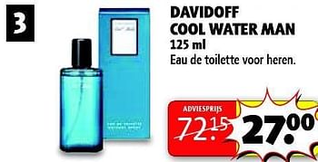 Aanbiedingen Davidoff cool water man - Davidoff - Geldig van 16/09/2014 tot 21/09/2014 bij Kruidvat
