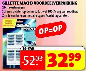 Aanbiedingen Gillette mach3 voordeelverpakking - Gillette - Geldig van 16/09/2014 tot 21/09/2014 bij Kruidvat