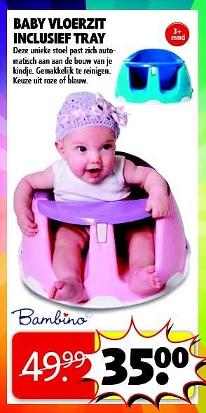 Aanbiedingen Baby vloerzit inclusief tray - Huismerk - Kruidvat - Geldig van 16/09/2014 tot 21/09/2014 bij Kruidvat