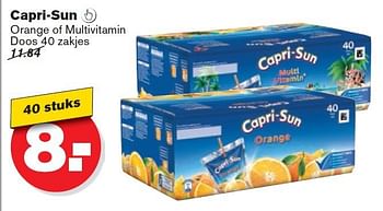 Aanbiedingen Capri-sun orange of multivitamin - Capri-Sun - Geldig van 17/09/2014 tot 23/09/2014 bij Hoogvliet