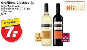 Aanbiedingen Graffigna classico argentijnse wijn - Rode wijnen - Geldig van 17/09/2014 tot 23/09/2014 bij Hoogvliet