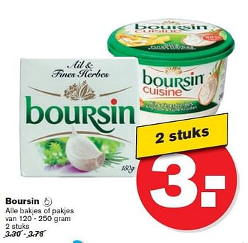 Aanbiedingen Boursin - Boursin - Geldig van 17/09/2014 tot 23/09/2014 bij Hoogvliet