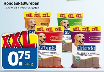 Aanbiedingen Hondenkauwrepen • keuze uit diverse varianten - Orlando - Geldig van 18/09/2014 tot 21/09/2014 bij Lidl