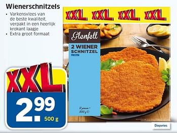 Aanbiedingen Wienerschnitzels - Glenfell - Geldig van 18/09/2014 tot 21/09/2014 bij Lidl