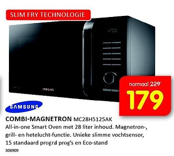Aanbiedingen Samsung combi-magnetron mc28h5125ak - Samsung - Geldig van 19/09/2014 tot 05/10/2014 bij It's Electronics