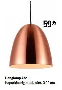 Aanbiedingen Hanglamp abel koperkleurig staal, afm - Huismerk Karwei - Geldig van 20/09/2014 tot 27/09/2014 bij Karwei