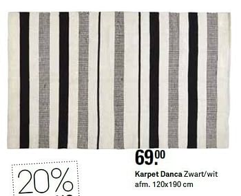 Aanbiedingen Karpet danca zwart-wit - Huismerk Karwei - Geldig van 20/09/2014 tot 27/09/2014 bij Karwei