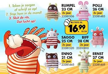 Aanbiedingen Rumpel - Huismerk - Toys XL - Geldig van 20/09/2014 tot 04/10/2014 bij Toys XL