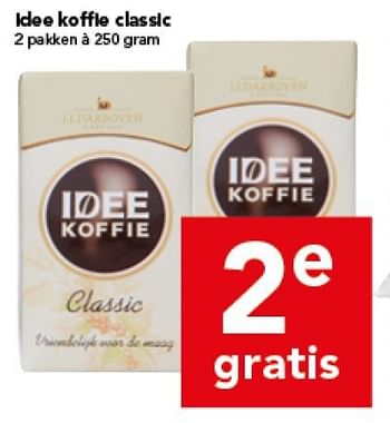 Aanbiedingen Idee coffie classic - IDEE koffie - Geldig van 21/09/2014 tot 27/09/2014 bij Deen Supermarkten