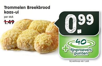 Aanbiedingen Trommelen breekbrood kaas-ui - Huismerk - Em-té - Geldig van 21/09/2014 tot 27/09/2014 bij Em-té