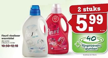 Aanbiedingen Fleuril vloeibaar wasmiddel - Fleuril - Geldig van 21/09/2014 tot 27/09/2014 bij Em-té