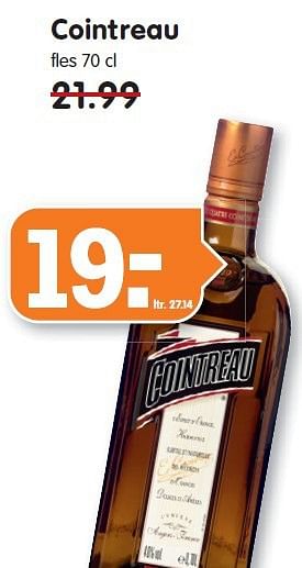 Aanbiedingen Cointreau - Cointreau - Geldig van 21/09/2014 tot 27/09/2014 bij Em-té