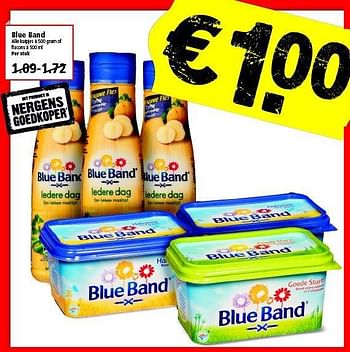 Aanbiedingen Blue band - Blue Band - Geldig van 21/09/2014 tot 27/09/2014 bij Plus