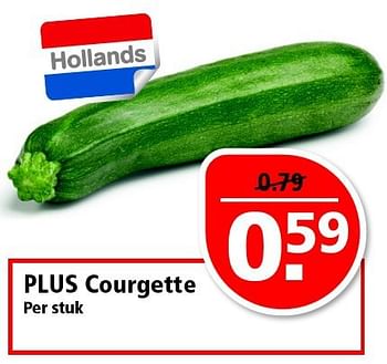 Aanbiedingen Plus courgette - Huismerk - Plus - Geldig van 21/09/2014 tot 27/09/2014 bij Plus
