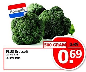 Aanbiedingen Plus broccoli - Huismerk - Plus - Geldig van 21/09/2014 tot 27/09/2014 bij Plus