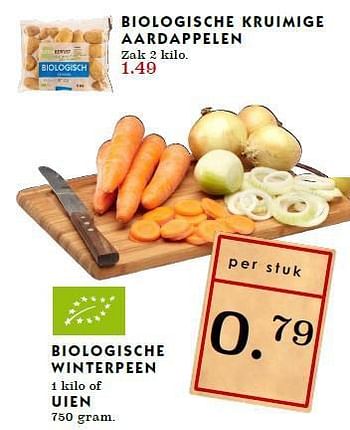 Aanbiedingen Biologische winterpeen of uien - Huismerk - Deka Markt - Geldig van 21/09/2014 tot 27/09/2014 bij Deka Markt