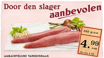 Aanbiedingen Ambachtelijke varkenshaas - Huismerk - Deka Markt - Geldig van 21/09/2014 tot 27/09/2014 bij Deka Markt