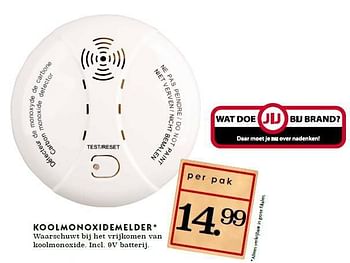 Aanbiedingen Koolmonoxidemelder waarschuwt bij het vrijkomen van koolmonoxide - Huismerk - Deka Markt - Geldig van 21/09/2014 tot 27/09/2014 bij Deka Markt