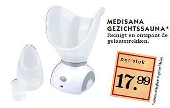 Aanbiedingen Medisana gezichtssauna - Medisana - Geldig van 21/09/2014 tot 27/09/2014 bij Deka Markt