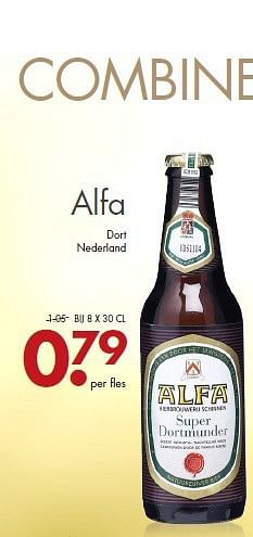 Aanbiedingen Alfa dort nederland - Alfa - Geldig van 21/09/2014 tot 04/10/2014 bij Mitra
