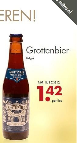 Aanbiedingen Grottenbier belgië - St.Bernardus - Geldig van 21/09/2014 tot 04/10/2014 bij Mitra