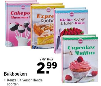 Aanbiedingen Bakboeken - Huismerk - Lidl - Geldig van 22/09/2014 tot 24/09/2014 bij Lidl
