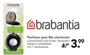 Aanbiedingen Perfume your bin starterset - Brabantia - Geldig van 22/09/2014 tot 01/10/2014 bij Blokker