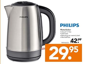 Aanbiedingen Philips waterkoker - Philips - Geldig van 22/09/2014 tot 01/10/2014 bij Blokker