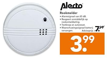 Aanbiedingen Rookmelder - Alecto - Geldig van 22/09/2014 tot 01/10/2014 bij Blokker