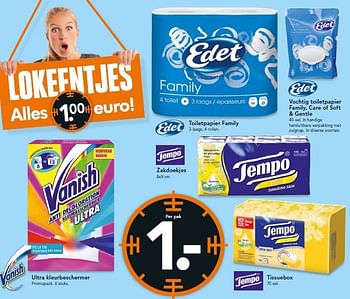Aanbiedingen Toiletpapier family - Edet - Geldig van 22/09/2014 tot 01/10/2014 bij Blokker