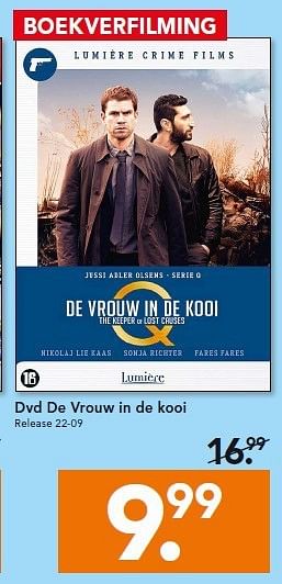 Aanbiedingen Dvd de vrouw in de kooi - Huismerk - Blokker - Geldig van 22/09/2014 tot 01/10/2014 bij Blokker