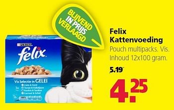 Aanbiedingen Felix kattenvoeding - Felix - Geldig van 22/09/2014 tot 03/10/2014 bij Welkoop