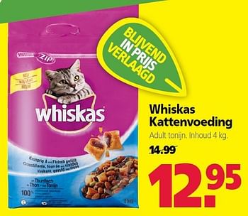 Aanbiedingen Whiskas kattenvoeding - Whiskas - Geldig van 22/09/2014 tot 03/10/2014 bij Welkoop