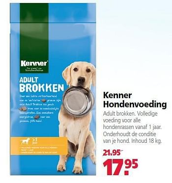 Aanbiedingen Kenner hondenvoeding - Kenner - Geldig van 22/09/2014 tot 03/10/2014 bij Welkoop