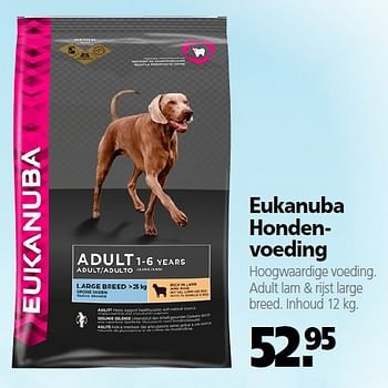 Aanbiedingen Eukanuba hondenvoeding hoogwaardige voeding - Eukanuba - Geldig van 22/09/2014 tot 03/10/2014 bij Welkoop