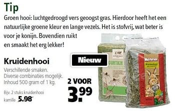 Aanbiedingen Kruidenhooi verschillende smaken 2 voor - Huismerk - Welkoop - Geldig van 22/09/2014 tot 03/10/2014 bij Welkoop