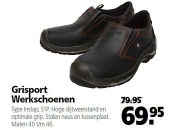 Aanbiedingen Grisport werkschoenen instap - Grisport - Geldig van 22/09/2014 tot 03/10/2014 bij Welkoop