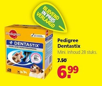 Aanbiedingen Pedigree dentastix - Pedigree - Geldig van 22/09/2014 tot 03/10/2014 bij Welkoop