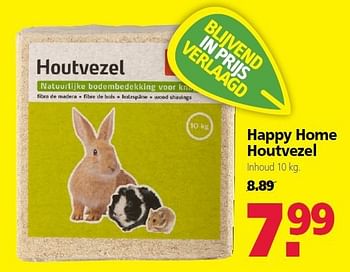Aanbiedingen Happy home houtvezel - Happy Home - Geldig van 22/09/2014 tot 03/10/2014 bij Welkoop